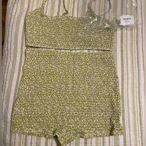 NWT XL Shorts/High Rise Bathing Suit